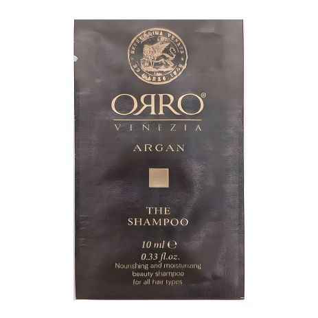 ORRO Venezia Argan Shampoo шампунь з олією аргани живильний та зволожуючий, 10 мл (саше)