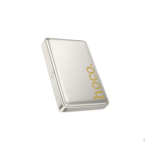 Повербанк HOCO Q36A Sunlight magnetic suction+holder 10000mAh, 1Type-C, 20W, 3A, PD, QC, gold