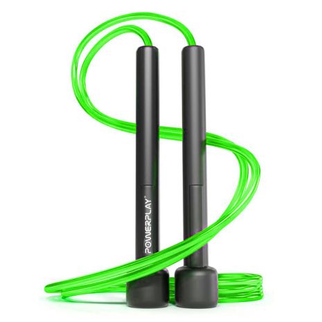 Скакалка Поверплей 4201 Basic Jump Rope Зеленая (2,8m.)