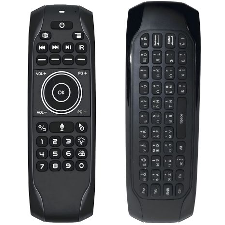 Дистанційного керування пульт G7V PRO Air mouse USB 2.4G (гіроскоп + мікрофон + клавіатура) EN/RU