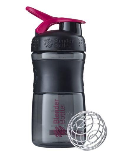 Спортивный шейкер (бутылка) BlenderBottle SportMixer Flip 20oz/590ml Black/Pink