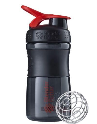 Спортивный шейкер (бутылка) BlenderBottle SportMixer Flip 20oz/590ml Black/Red