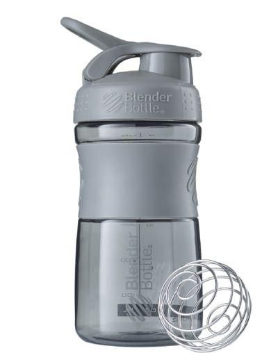 Спортивный шейкер (бутылка) BlenderBottle SportMixer Flip 20oz/590ml Grey