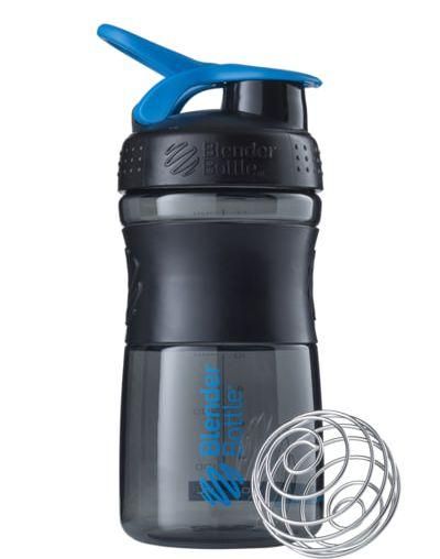 Спортивный шейкер (бутылка) BlenderBottle SportMixer Flip 20oz/590ml Black/Cyan