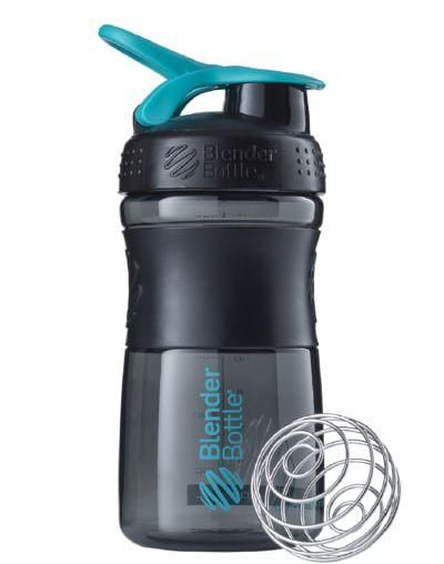 Спортивный шейкер (бутылка) BlenderBottle SportMixer Flip 20oz/590ml Black/Teal