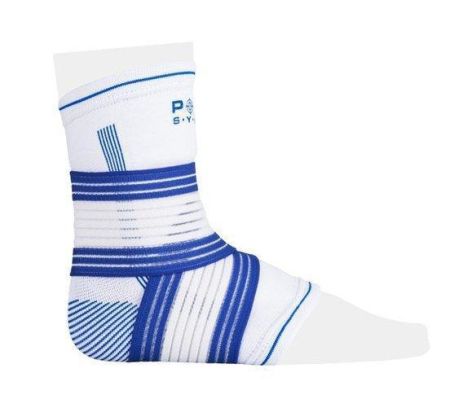 Пов'язка для щиколотки PS-6009 Підтримка голеностопа Pro Blue/White (1pcs) L/XL