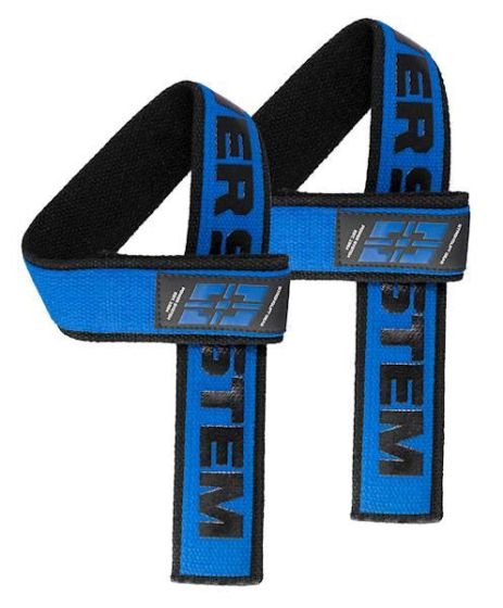 Лямки для тяги Павер систем PS-3401 Lifting Straps Duplex Black/Blue