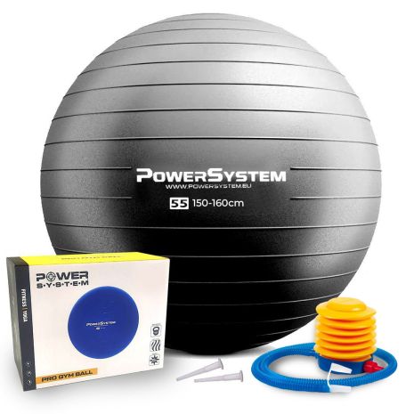 Фітнес-м'яч (Fitball) PS-4011 Ø55 см Pro Gymball Black Systems