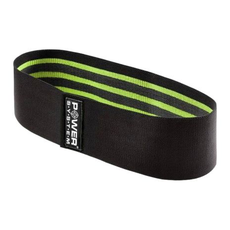 Тканевая резинка для фитнеса и спорта Павер систем PS-4092 Booty Band LVL 2 Black/Green (d_80 см. нагрузка