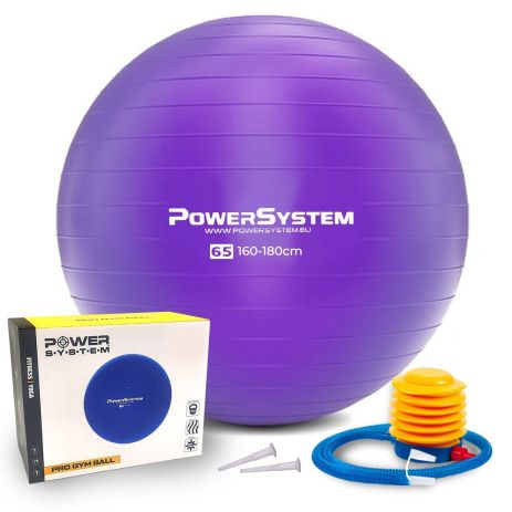 Мяч для фитнеса (фитбол) Павер систем PS-4012 Ø65 cm PRO Gymball Purple