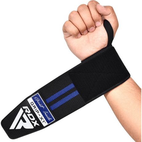 Бинты для запястий (кистовые бинты) RDX GYM WRIST WRAP R11 BLACK/ BLUE