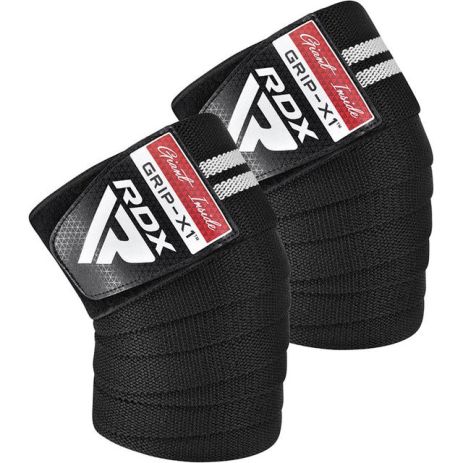 Бинты на колени RDX GYM KNEE WRAP R11 BLACK/WHITE