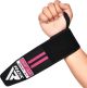 Бинты для запястий (кистовые бинты) RDX GYM WRIST WRAP R11 BLACK/PINK