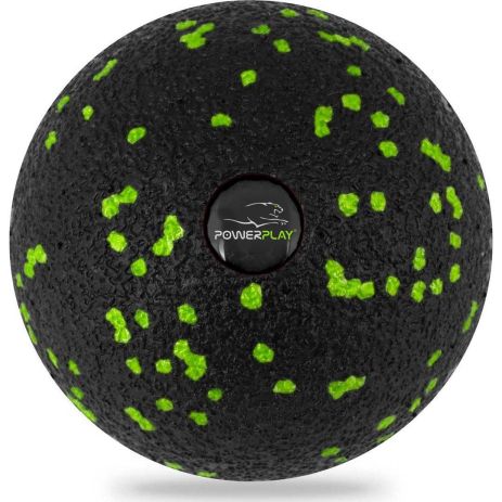 Массажный мяч Паверплей PP-4350 Epp Massage Ball (d8) Черно/Зеленый