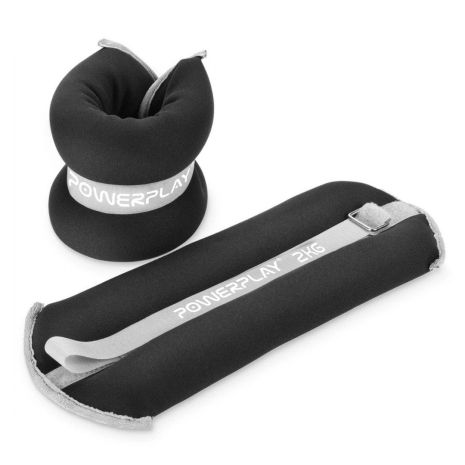 Утяжелители-манжеты для ног и рук Паверплей PP-4349 Ankle/Wrist Weights (2шт.*2 kg) (пара) Черные