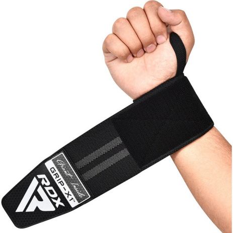 Бинты для запястий (кистовые бинты) RDX WR11 GYM Wrist Wrap Black/Grey