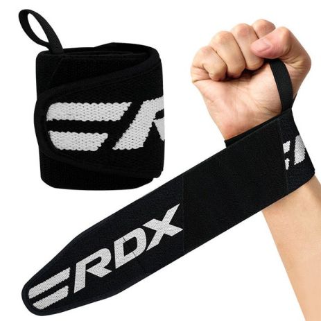 Бинты для запястий (кистовые бинты) RDX W2 Gym Wrist Wraps Black Pro