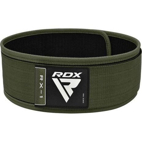 Пояс (тяжелая атлетика) RDX RX1 Weight Lifting Belt Army Green M