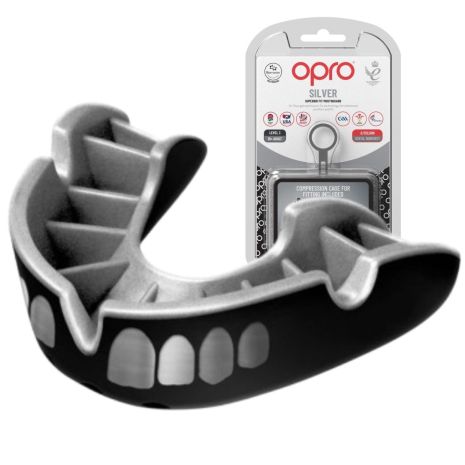 Opro Silver Group для дорослих (вік 11+) Grillz Black/Silver (Art.102502013)