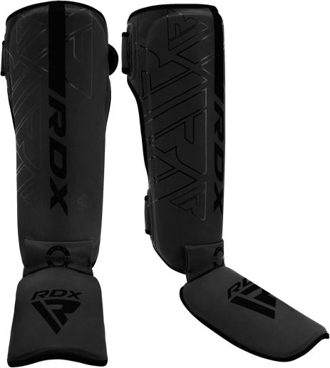 Захист гомілки та стопи RDX F6 KARA Shin Instep Guards Black L