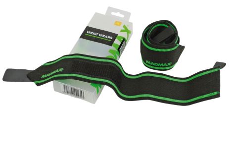 Бинты кистевые Мадмакс MFA-298 Wrist Wraps 18" Black/Green (пара)