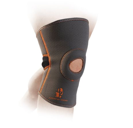 Наколенник Мадмакс MFA-297 Knee Support with Patella Stabilizer Dark Grey/Orange XL