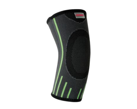 Компрессионный налокотник Мадмакс MFA-283 3D Compressive elbow support Dark grey/Neon green (1шт.) M