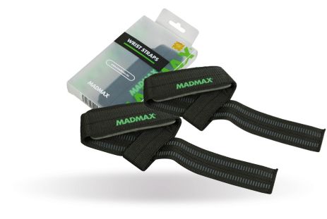 Ламки для тяги Мадмакс MFA-269 Non slide & slip wrist straps Black