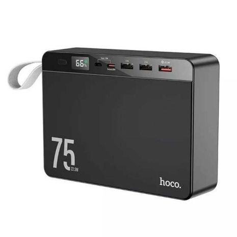 Повербанк HOCO J94 Overlord 75000 mAh PD20W, QC22.5W, LCD black