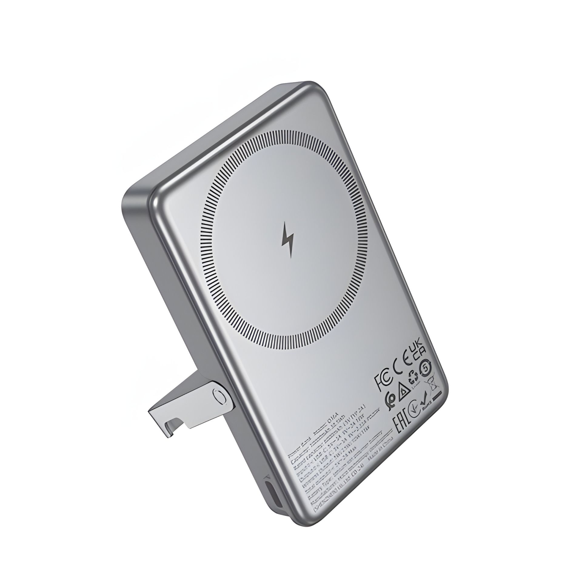 Повербанк HOCO Q36A Sunlight magnetic suction+holder 10000mAh, 1Type-C, 20W, 3A, PD, QC, metal-grey Повербанк HOCO Q36A Sunlight magnetic suction+holder 10000mAh, 1Type-C, 20W, 3A, PD, QC, metal-grey