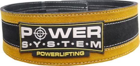 Пояс (тяжелая атлетика) Павер систем Stronglift PS-3840 Black/Yellow L/XL