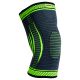 Компрессионный наколенник Мадмакс MFA-284 3D Compressive knee support Dark grey/Neon green S