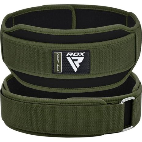 Пояс (тяжелая атлетика) RDX RX5 Double Belt неопреновый Army Green L