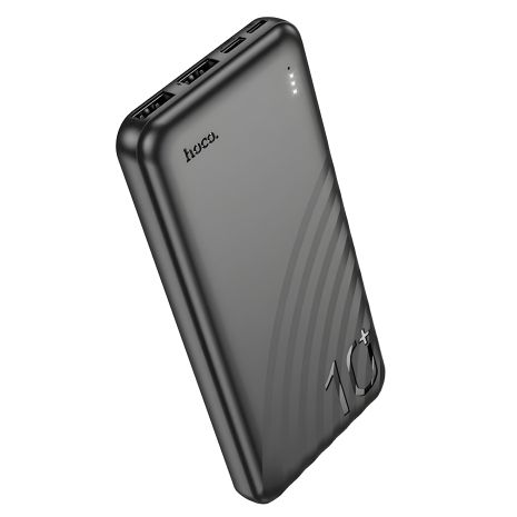 Повербанк HOCO J123 Element 10000mAh, 2USB, 1Type-C, 2A, black Повербанк HOCO J123 Element 10000mAh, 2USB, 1Type-C, 2A, black
