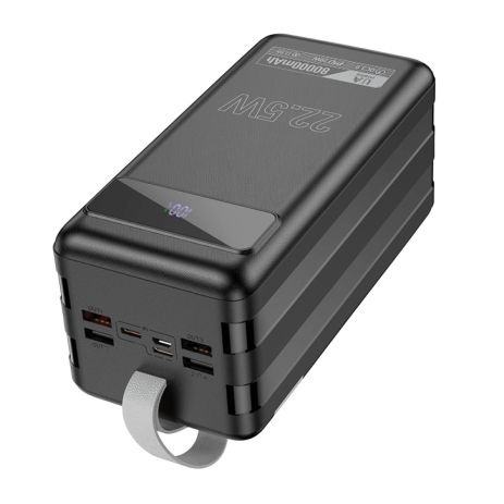 Повербанк HOCO DB50 Great fast charging 80000mAh |2Type-C/4USB, 22.5W/3A, PD/QC| black