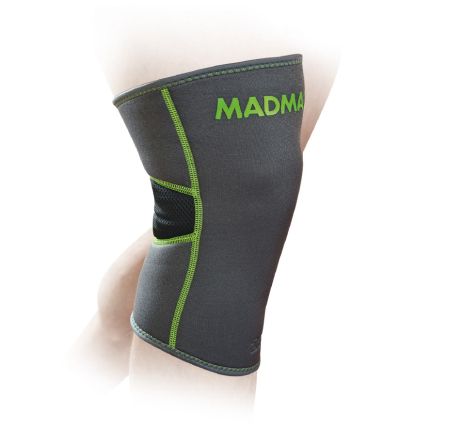 Наколенник Мадмакс MFA-294 Zahoprene Knee Support Dark Grey/Green (1шт.) L