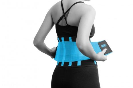 Компрессионный пояс Мадмакс MFA-277 Slimming belt Black/turquoise L