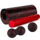 Массажный набор Паверплей PP_4015 EPP Foam Roller Set 4in1 (2-я роллы + 2-я мячи) Черно-красный