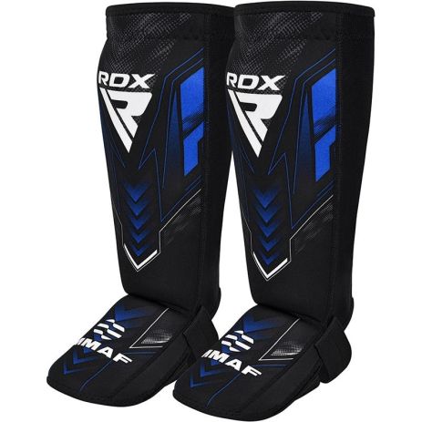 Захист для гомілок та стоп RDX NEOPRENE SHIN INSTEP IMMAF-1-BLUE-M