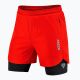 Компрессионные шорты для RDX MMA T16 2-в-1 RED/BLACK-L