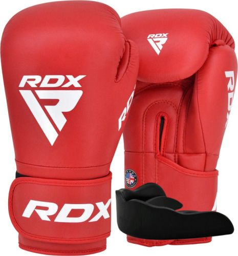 Боксерские перчатки RDX AS1 RED-12 унций (капа в комплекте)