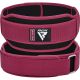 Пояс для важкої атлетики RDX RX5 Double Belt неопреновий Pink S