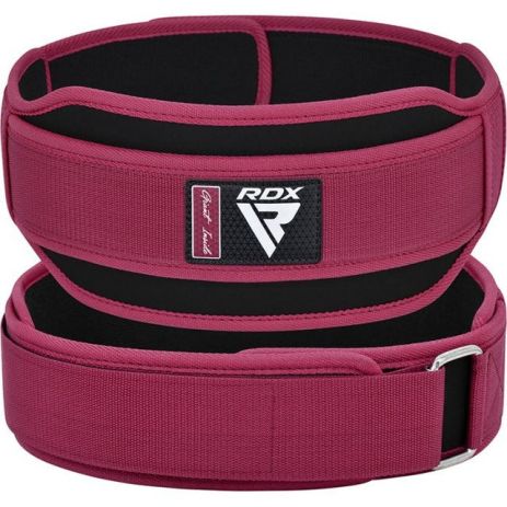 Пояс для важкої атлетики RDX RX5 Double Belt неопреновий Pink S