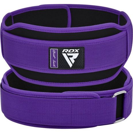 Пояс для важкої атлетики RDX RX5 Double Belt неопреновий Purpel XS