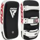 Пада для тайского бокса RDX T1 Curved Thai Kick Pad White (1 шт.)