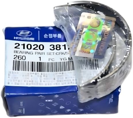 Коренные вкладыши STD для Tucson/Santa-Fe, MOBIS (2102038120) Коренные вкладыши STD для Tucson/Santa-Fe, MOBIS (2102038120)