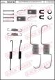 105-0743 QUICK BRAKE Комплект пружинок колодок ручника Suzuki Jimny/Honda Accord 92-