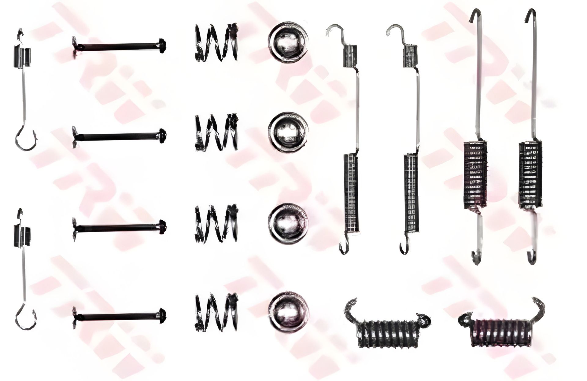 Монтажний комплект колодок барабанних гальмівних, TRW (SFK87) Монтажний комплект колодок барабанних гальмівних, TRW (SFK87)
