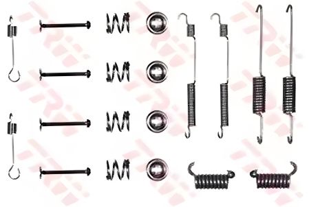 Монтажний комплект колодок барабанних гальмівних, TRW (SFK87) Монтажний комплект колодок барабанних гальмівних, TRW (SFK87)