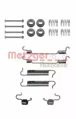 Монтажный к-кт тормозных колодок OPEL MOVANO, RENAULT MASTER, METZGER (1050780)